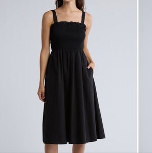 Elegant Black Midi Skirt